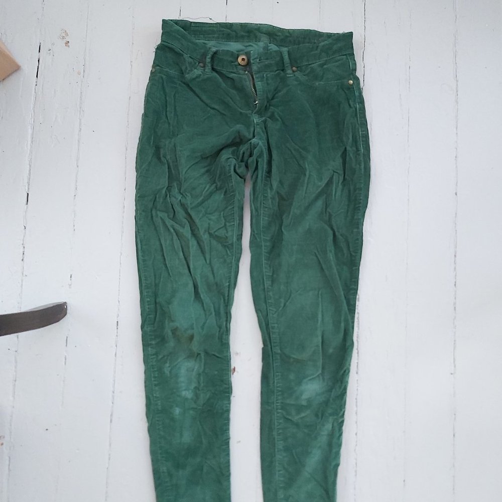 Forest Green Curduroy Pants